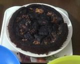 A picture of step 6 of Eggless DBC Death by Chocolates Cake 🍰.