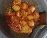 Foto langkah ke 6 dari resep Telur bulet bumbu merah super gampang.