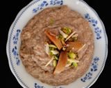 A picture of step 6 of Chikoo kheer.