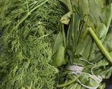 A picture of step 1 of Sarson ka saag.