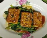 Foto langkah ke 6 dari resep Tatsoi (sawi pagoda) Tofu with Sweet-Sour Sauce.