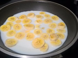 Fajitas dulces rellenas de plátano