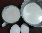 A picture of step 1 of Egg Pancakes.