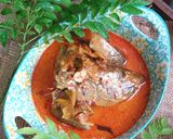Gambar langkah 6 resipi Gulai Kari Ikan Tongkol.
