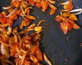 A picture of step 8 of Pasta Makhani.