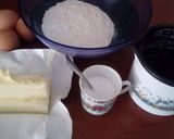 Égetett fánkocska (profiterol) kétféle krémmel recept fázis 1 fotója