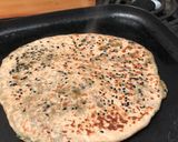 A picture of step 7 of Sprouted Green gram/green moong paratha.