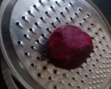 A picture of step 1 of Beetroot curd rice.
