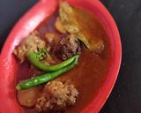A picture of step 5 of Kofta aloo korma.