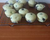 A picture of step 7 of #seasonalingredientscontest# blue berries cupcakes.