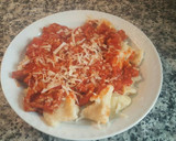 Foto del paso 8 de la receta: Ñoquis caseros con tomate y carne con queso parmesano