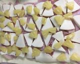 Foto del paso 3 de la receta Hojaldre de lacón, queso tierno y piña