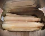 Foto del paso 2 de la receta: Espárragos blancos con crema de queso y jamón