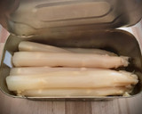 Foto del paso 2 de la receta: Espárragos blancos con crema de queso y jamón