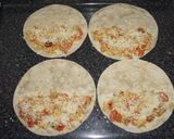 A picture of step 2 of Quesadillas with Hot Dogs and Eggs.