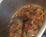 A picture of step 2 of Punjabi Yakhni Pulao.