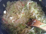 Repollo guisado con chorizo