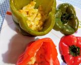 Foto del paso 11 de la receta: Morrones rellenos de choclo y pollo