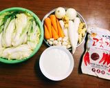 Hình bước làm 1 của món Kim chi cải thảo