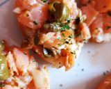 Une image de l'étape 5 de Tartare de saumon fumé.