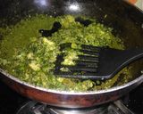 A picture of step 3 of Green gram burfi.