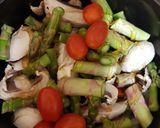 A picture of step 7 of My Mango Chutney sweet Chilli Chicken & Mushrooms. Slow cooked.