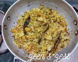 A picture of step 2 of Cabbage Aloo.