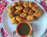 फूल गोभी के पकौड़े (Phulgobhi ke pakode recipe in Hindi) रेसिपी चरण 4 फोटो