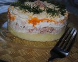 A picture of step 9 of Mimosa Salad.