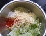 A picture of step 1 of Dudhi koftas / bottlegourd kofta.