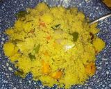 A picture of step 4 of Fried cous cous.