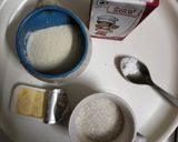 A picture of step 1 of Sooji rusks.