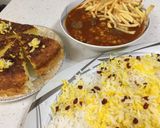 عکس مرحله 6 از دستور خورشت قيمه و ته چين