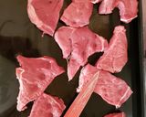 A picture of step 1 of My Gorgeous Braising Steak and onion in Gravy.