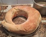 Foto del paso 14 de la receta: Rosca de Pascua trenzada y rosca clásica rellena de crema pastelera