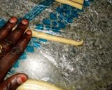 A picture of step 4 of Chocolate covered Cookie sticks.