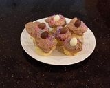 A picture of step 15 of Cold Oven Pound Cake Cupcakes with Milk Chocolate Ganache Cream.