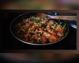 A picture of step 3 of Masala oats.
