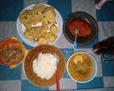 Foto langkah ke 3 dari resep Sayur asem, sambal terasi dan tempe goreng.