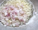 A picture of step 3 of Kala chana masala.