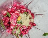 A picture of step 1 of Pomegranate Mojito.