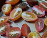 Foto del paso 3 de la receta: Pasta con jamón, hongos y cherry