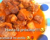 Foto del paso 8 de la receta: Carne de puerco en salsa roja