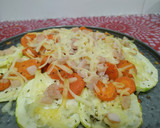 Foto del paso 4 de la receta: Revuelto de verduras con jamón York y queso