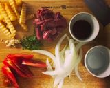 Foto del paso 1 de la receta: Lomo saltado
