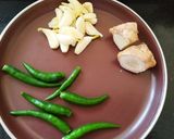 A picture of step 2 of Tangra fish with capsicum.