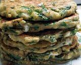 Φωτογραφία βήματος 5 της συνταγής Pancakes βρώμης με σπανάκι