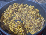 Arroz meloso de presa ibérica con setas
