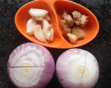 A picture of step 2 of Kerala fish curry.