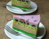 Gambar langkah 10 resipi Puding Kek ABC.